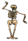dancing skeleton