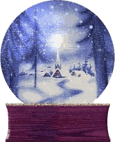 snow scene snowglobe