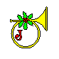 Christmas horn
